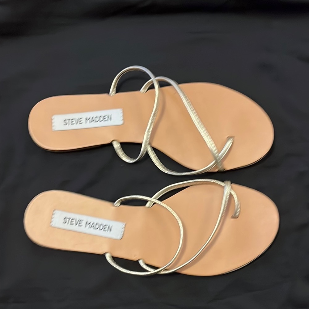Steve Madden Silver Women's Sandals